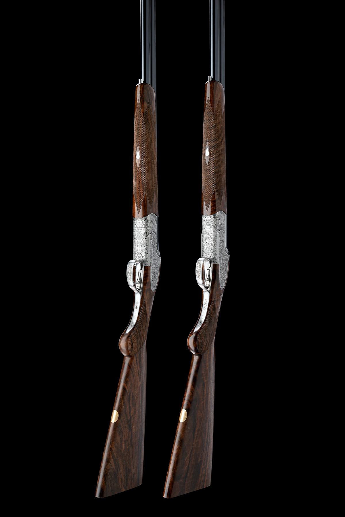 WILLIAM EVANS A PAIR OF 20-BORE (3IN.) 'ST. JAMES' SINGLE-TRIGGER SIDEPLATED OVER AND UNDER - Image 6 of 11