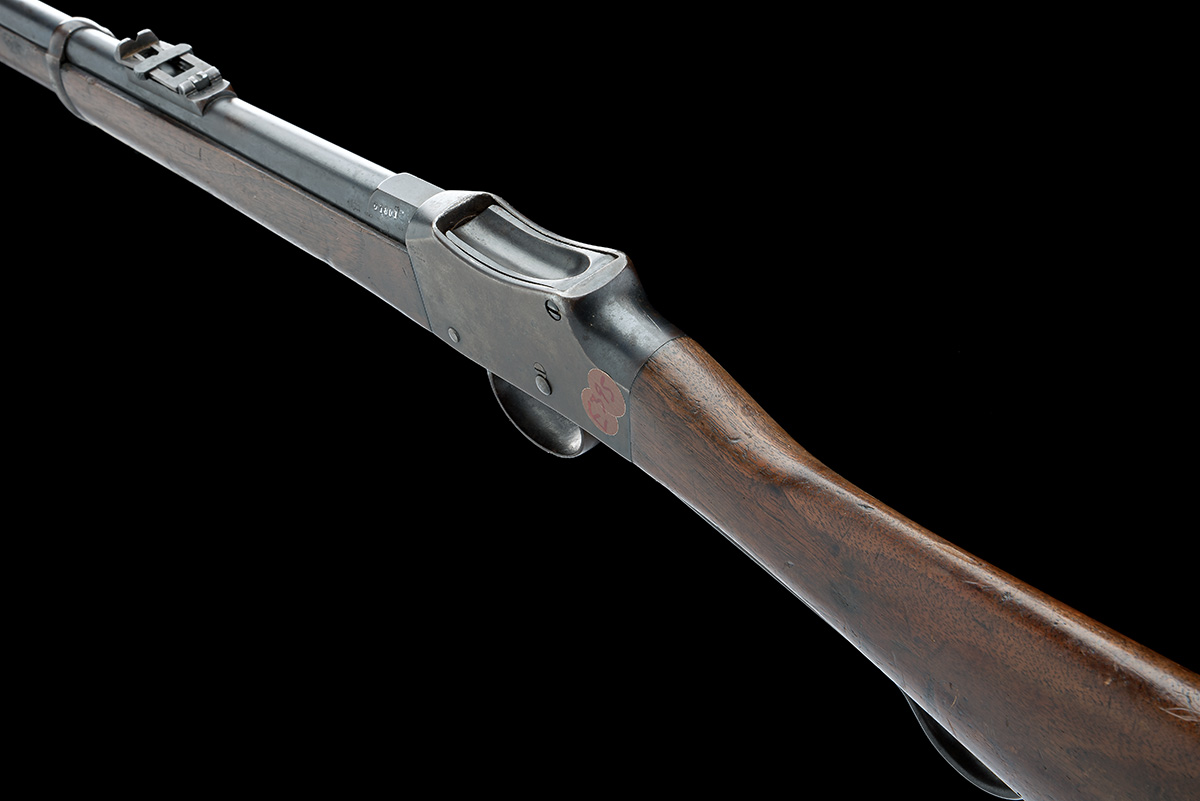 A .577/450 MARTINI HENRY MK IV SERVICE RIFLE MADE AT ENFIELD IN 1887, serial no. D1801, with 33in. - Image 5 of 9