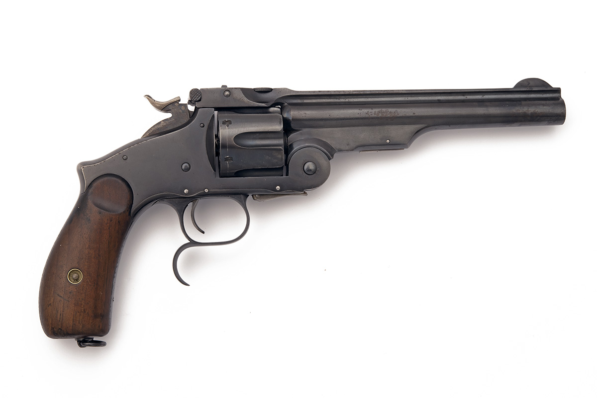 A .44 (RUSSIAN) SMITH & WESSON 'NEW MODEL RUSSIAN' or 'SINGLE ACTION MODEL 3' REVOLVER, serial no. - Image 2 of 3