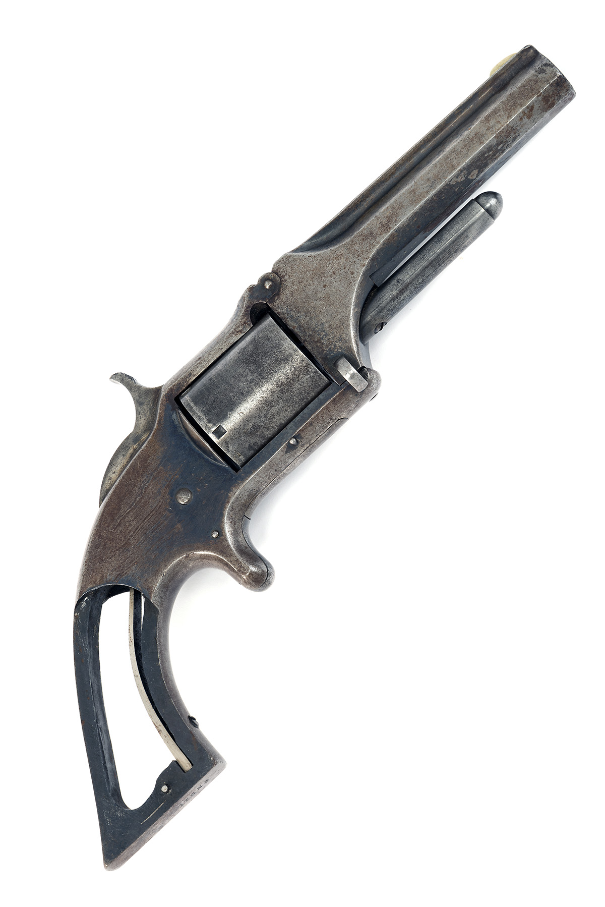 A .32 SMITH & WESSON MODEL NO 1-1/2 FIRST ISSUE REVOLVER, CIRCA 1866, serial no. 17623, with 3 1/