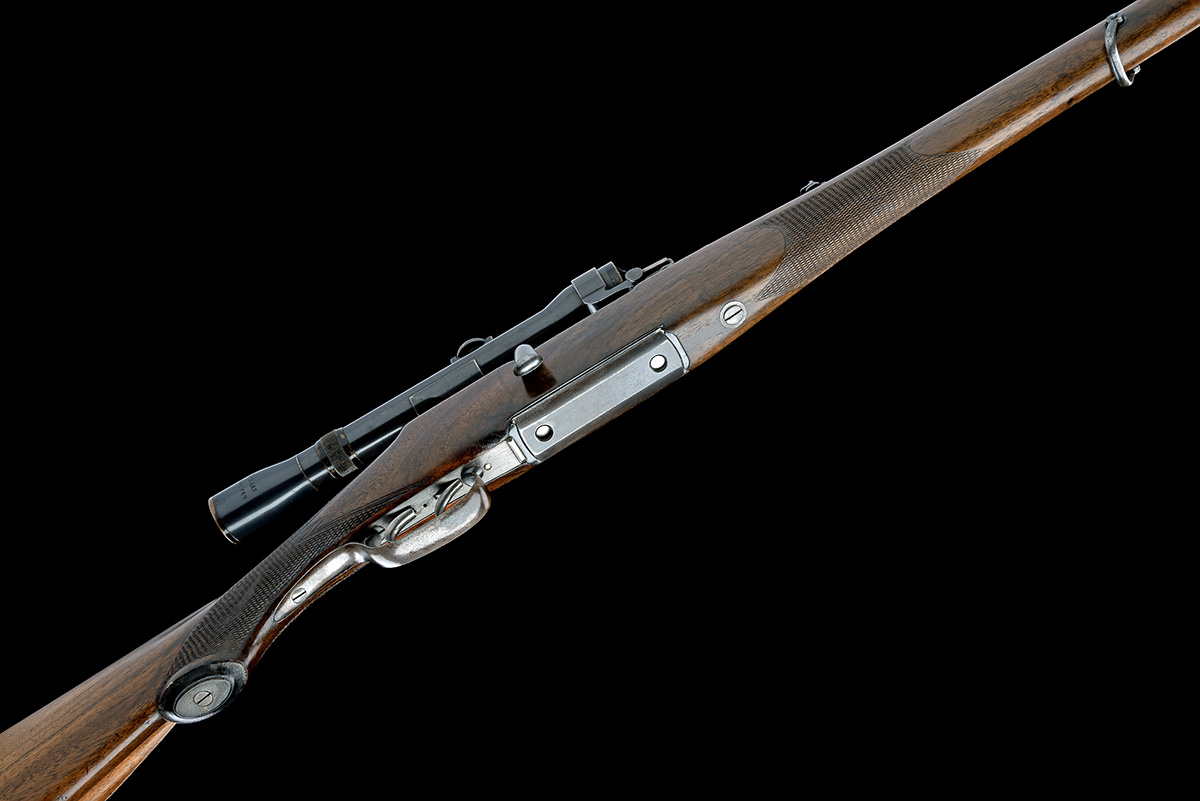 AN 8X56 M/S 'MODEL 1908' BOLT-MAGAZINE STUTZEN SPORTING RIFLE BY STEYR, serial no. 11884, for - Image 3 of 10