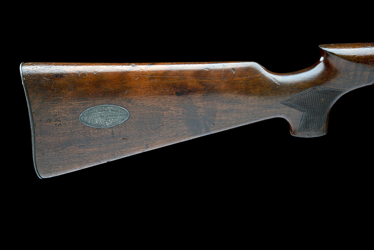 A RARE .177 PRESENTATION BSA UNDER-LEVER IMPROVED MODEL 'B' AIR-RIFLE, serial no. 17205, for 1907/8, - Image 5 of 10