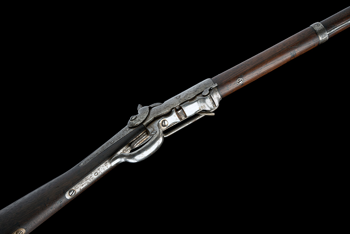 A .54 5TH MODEL BURNSIDE CAPPING BREECH LOADING CARBINE OF THE AMERICAN CIVIL WAR, CIRCA 1864, - Image 3 of 8