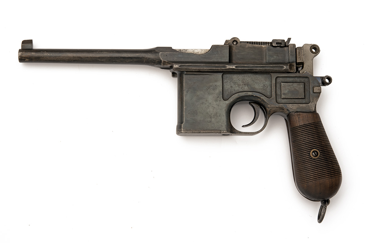 MAUSER, GERMANY A 7.63mm (MAUSER) C96 'BROOMHANDLE' PRE-WAR COMMERCIAL SEMI-AUTOMATIC PISTOL, serial - Image 2 of 4