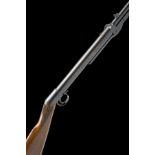 AN ULTRA-RARE .25 UNDER-LEVER BSA IMPROVED MODEL 'D' AIR-RIFLE WITH STRAIGHT-HAND STOCK, serial