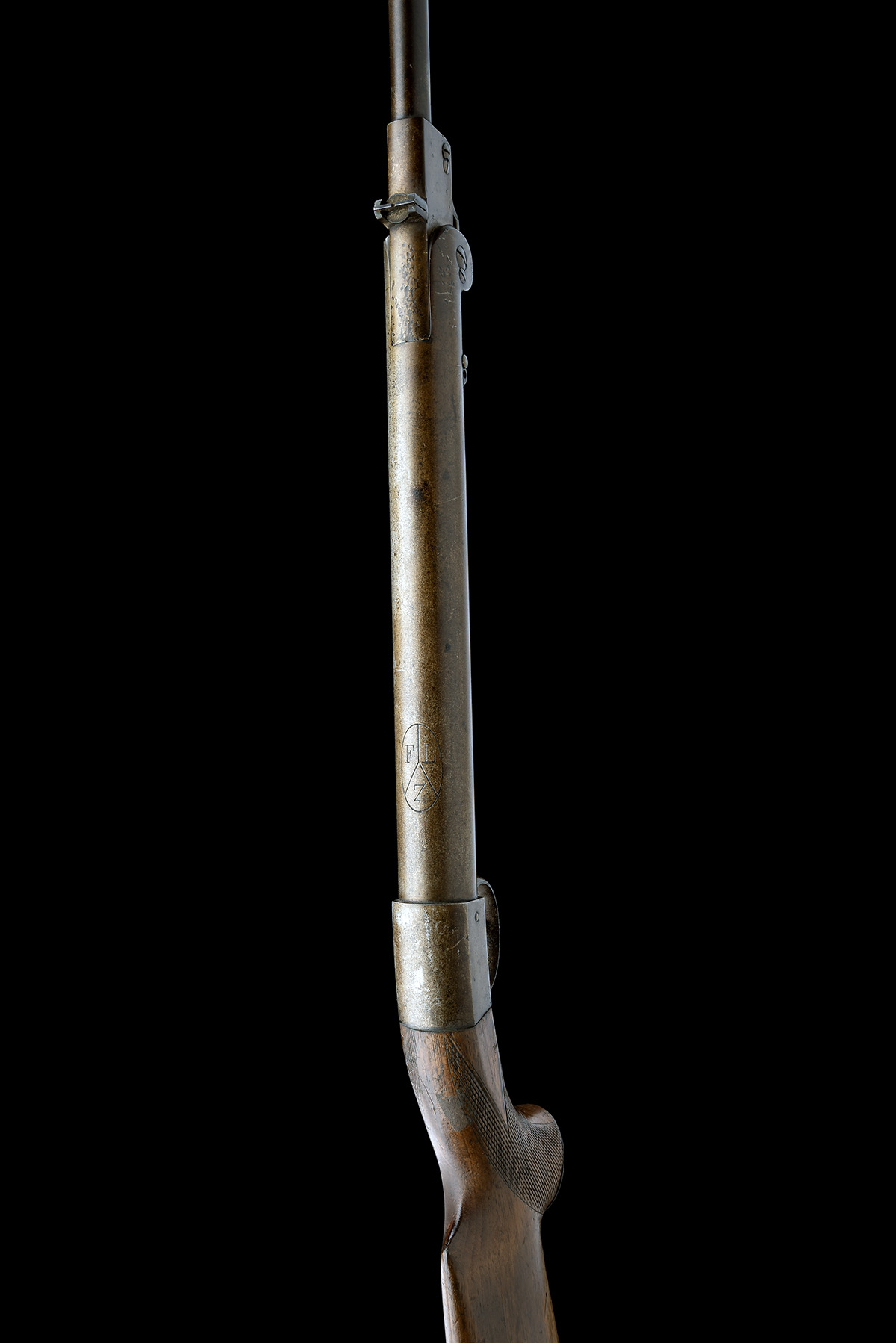 A RARE .177 LANGENHAN 'ORIGINAL V' BREAK-BARREL AIR-RIFLE, serial no. 132058, late variant circa - Image 4 of 9