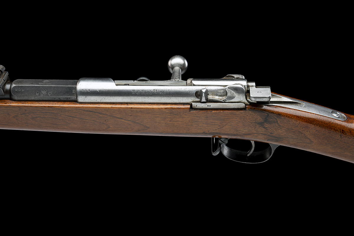 A GOOD .43 (11.15 X 60mm) MAUSER MODEL 1871/84 BOLT ACTION RIFLE MADE AT SPANDAU IN 1888, serial no. - Image 7 of 10