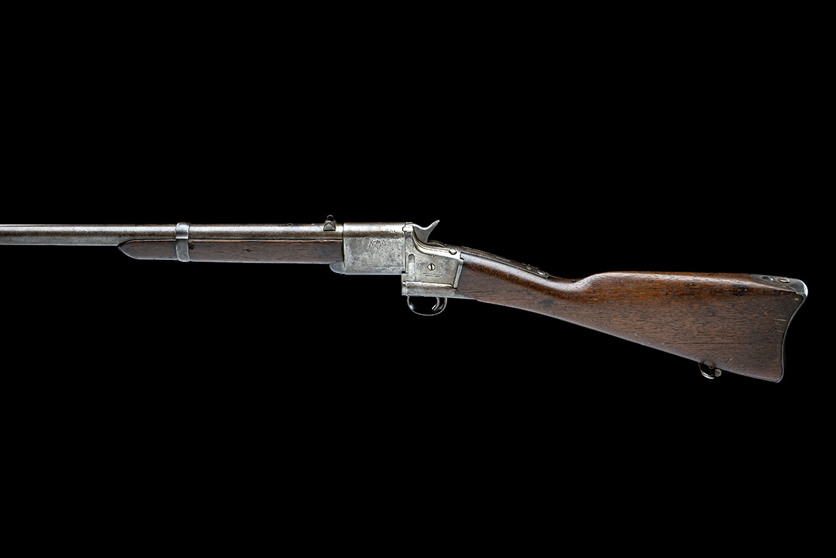 A .56-50 (RIMFIRE) TRIPLETT & SCOTT REPEATING CARBINE, CIRCA 1865, serial no. 5055, with 22in. - Image 2 of 8