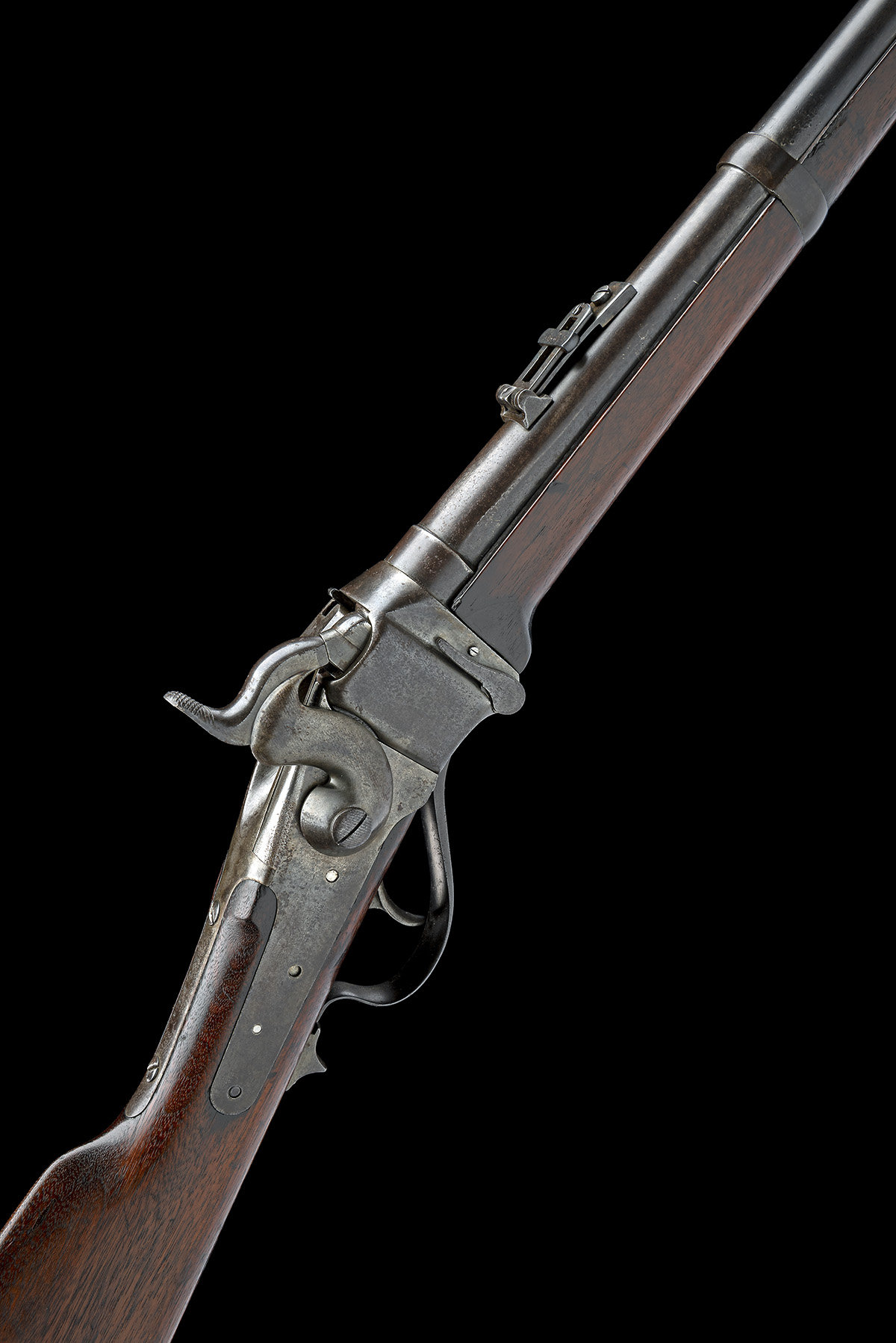 A .52-70 SHARPS NEW MODEL 1863 / 1867 METALLIC CARTRIDGE CONVERSION CARBINE OF THE INDIAN WARS, - Image 2 of 9