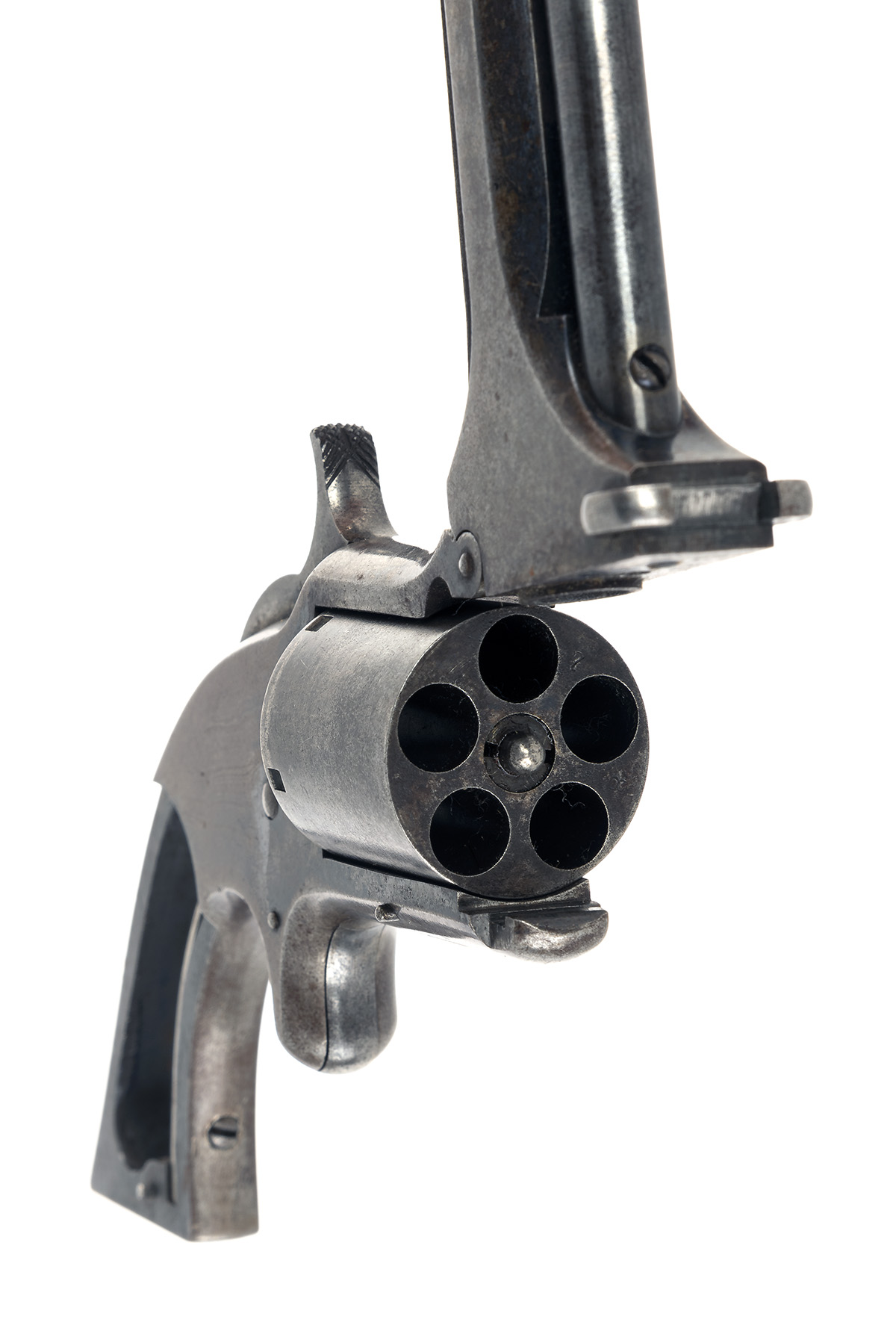 A .32 SMITH & WESSON MODEL NO 1-1/2 FIRST ISSUE REVOLVER, CIRCA 1866, serial no. 17623, with 3 1/ - Image 3 of 3