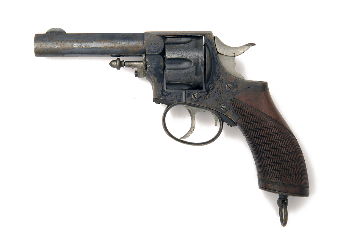 A .450 WEBLEY SIX-SHOT DOUBLE ACTION REVOLVER, MODEL 'R.I.C. No.1 NEW MODEL', RETAILED BY W.W. - Image 2 of 6