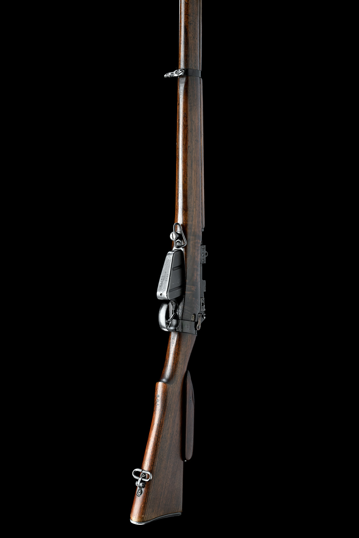 A CASED .303 (BRIT) 'MODEL NO.4 (T)' BOLT-MAGAZINE SNIPER RIFLE SIGNED BSA, serial no. D3522, WITH - Image 7 of 10