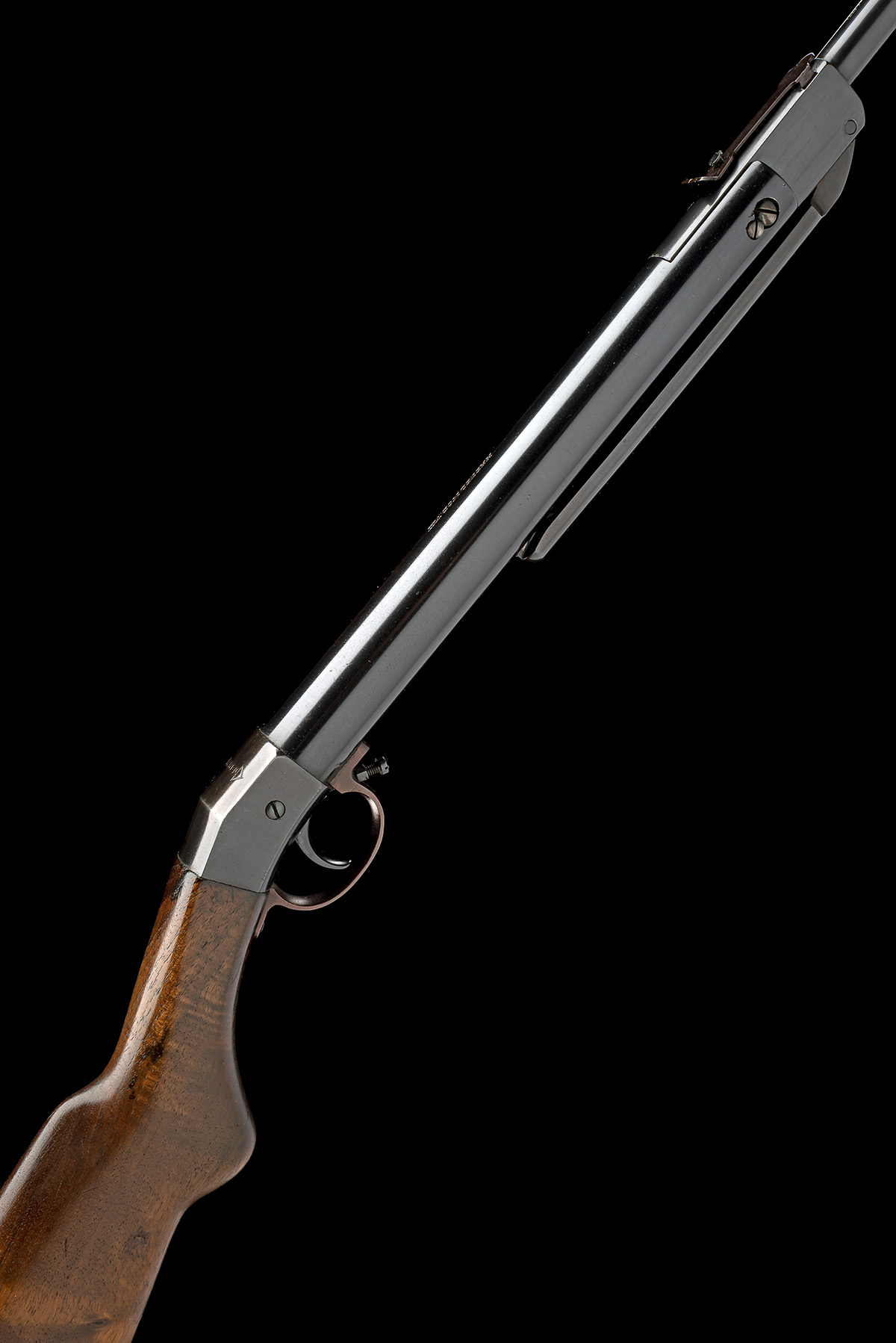 A SCARCE .177 PRE-WAR HAENAL BREAK-BARREL MODEL VIII AIR-RIFLE, serial no. 11236, almost certainly a