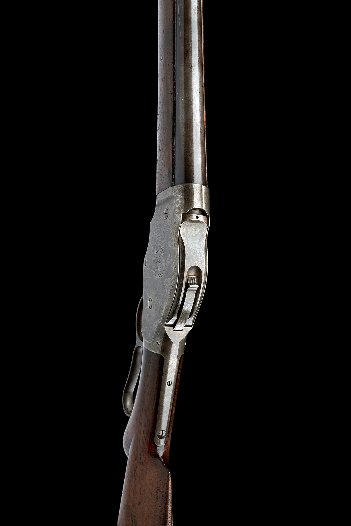 A GOOD 10-BORE MODEL 1887 LEVER-ACTION REPEATING SHOTGUN BY WINCHESTER REPEATING ARMS, serial no. - Image 4 of 9