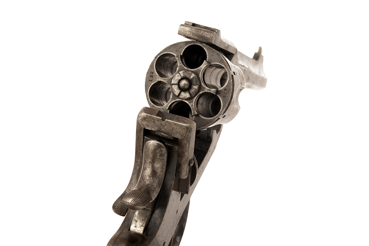 A .455/.476 WEBLEY 'W.G. ARMY' REVOLVER, serial no. 14132, circa 1915, with blued 6in. barrel, - Image 4 of 4