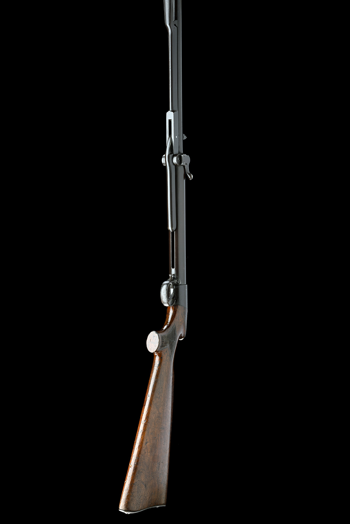 A RARE .177 PRESENTATION BSA UNDER-LEVER IMPROVED MODEL 'B' AIR-RIFLE, serial no. 17205, for 1907/8, - Image 6 of 10