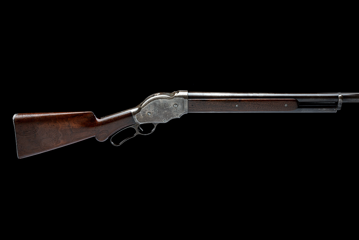 A GOOD 10-BORE MODEL 1887 LEVER-ACTION REPEATING SHOTGUN BY WINCHESTER REPEATING ARMS, serial no. - Image 2 of 9