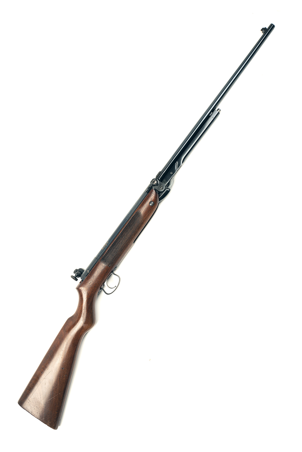 A GOOD .177 WEBLEY & SCOTT MK3 'TARGET' AIR-RIFLE, serial no. 17438, circa 1958, with 18 1/2in. - Image 9 of 9