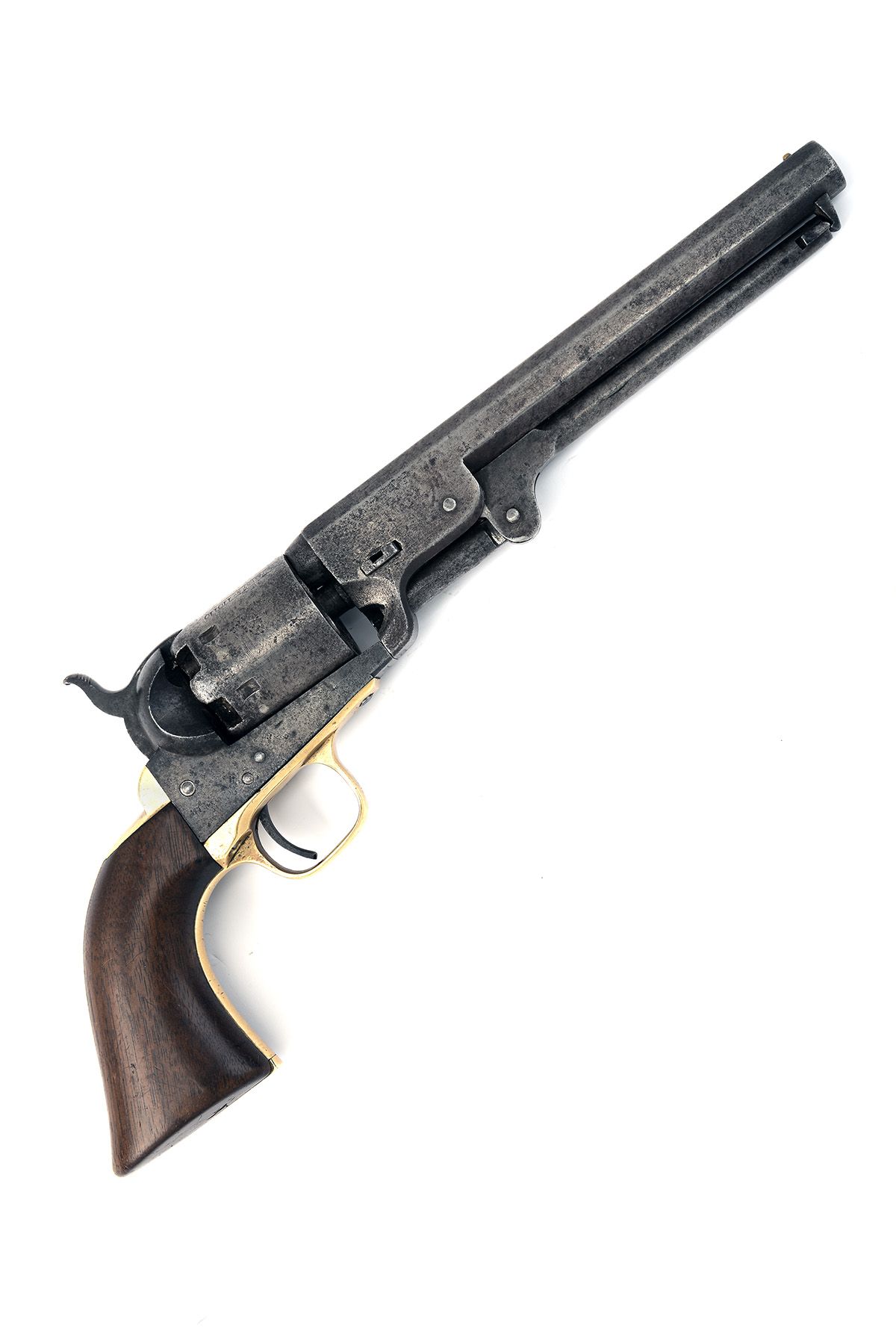 A .36 COLT MODEL 1851 NAVY PERCUSSION REVOLVER, CIRCA 1861, serial no. 110110, with 7 1/2in.