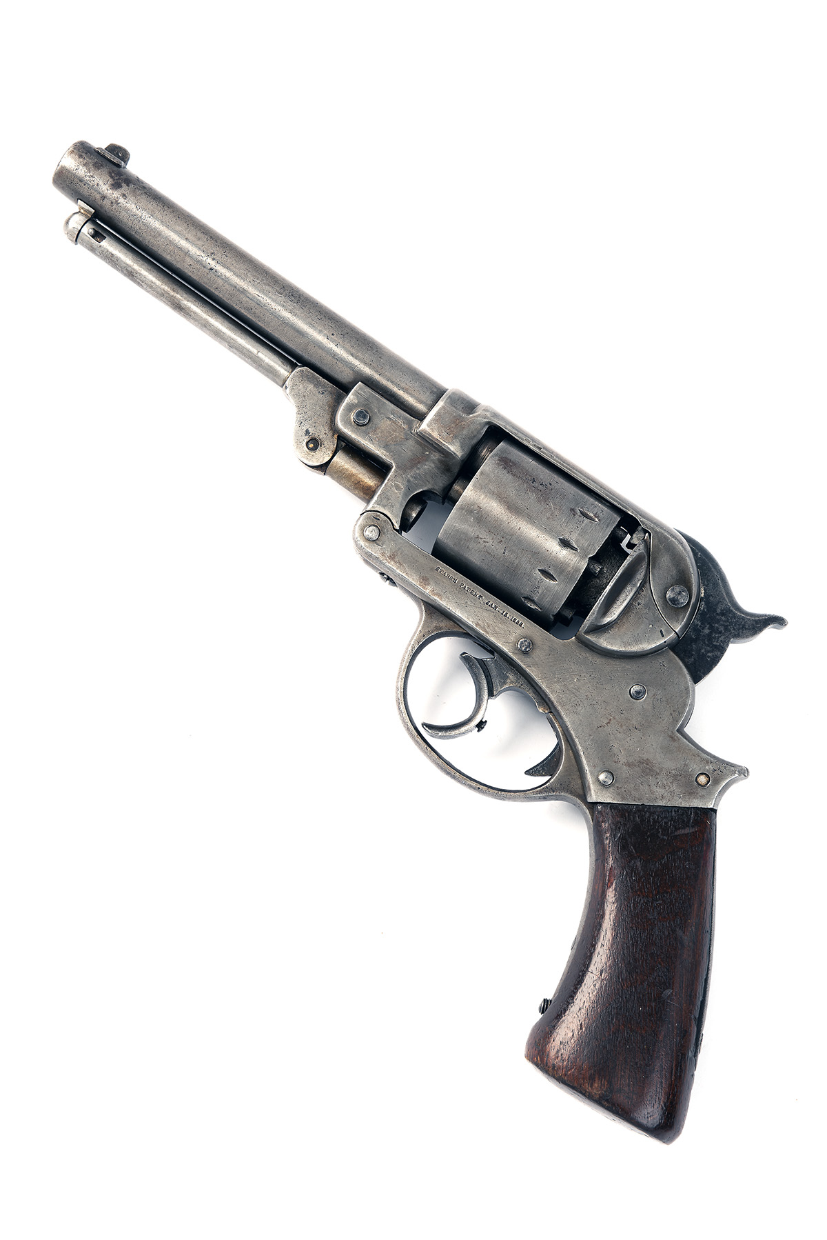 A .44 STARR MODEL 1858 DOUBLE ACTION PERCUSSION REVOLVER OF THE AMERICAN CIVIL WAR, CIRCA 1860, - Image 2 of 4