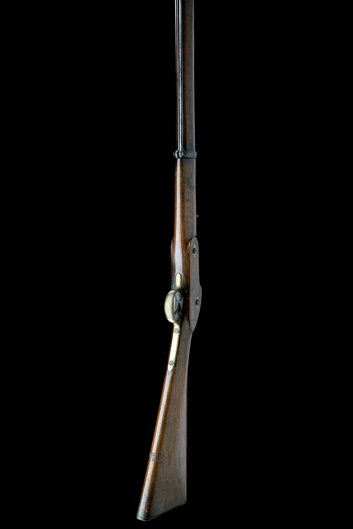 A .65 (SMOOTHBORE) PATTERN 1858 NATIVE INFANTRY THREE BAND PERCUSSION MUSKET, DATED 1859, serial no. - Image 6 of 10