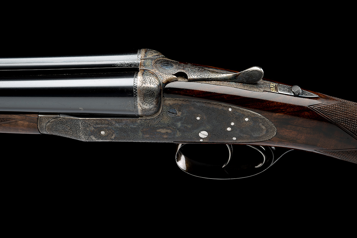 WATSON BROS. A 20-BORE SELF-OPENING ROUND-BODIED SIDELOCK EJECTOR, serial no. 20055, for 1999, 28in. - Image 4 of 11