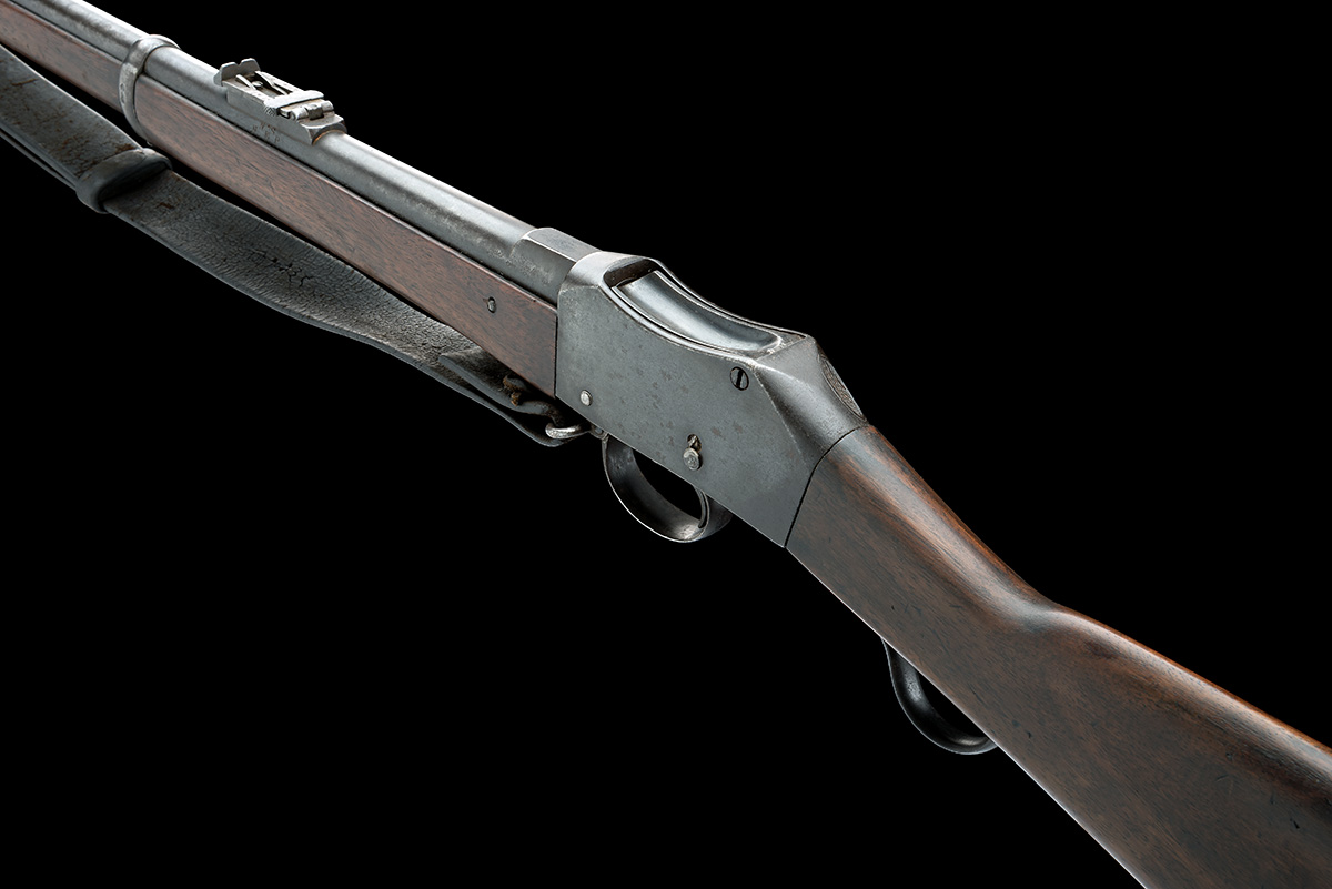 A .577/450 MARTINI HENRY MK II ENFIELD SERVICE RIFLE, DATED 1885, no visible serial number, with - Image 8 of 9