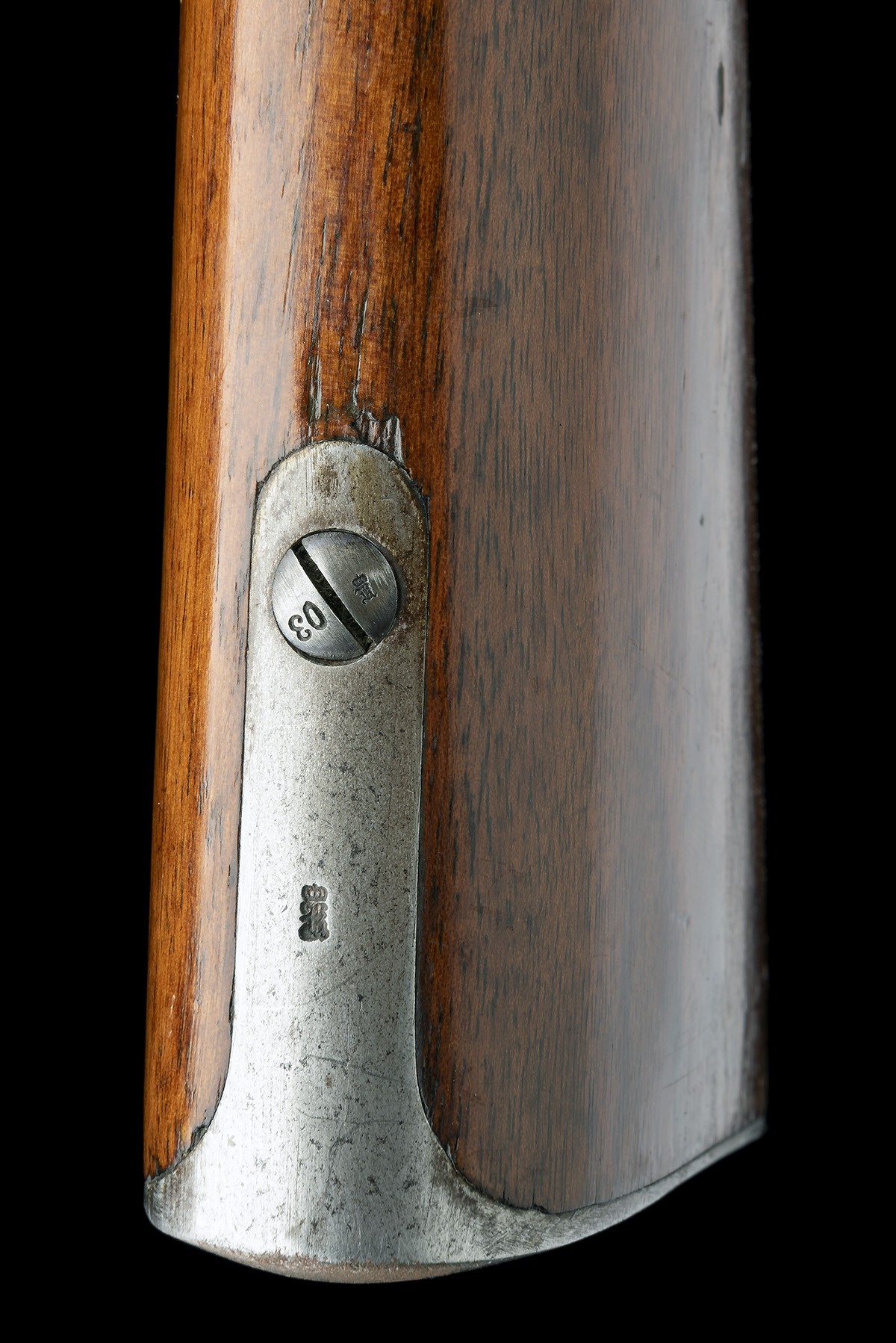 A GOOD .43 (11.15 X 60mm) MAUSER MODEL 1871/84 BOLT ACTION RIFLE MADE AT SPANDAU IN 1888, serial no. - Image 9 of 10