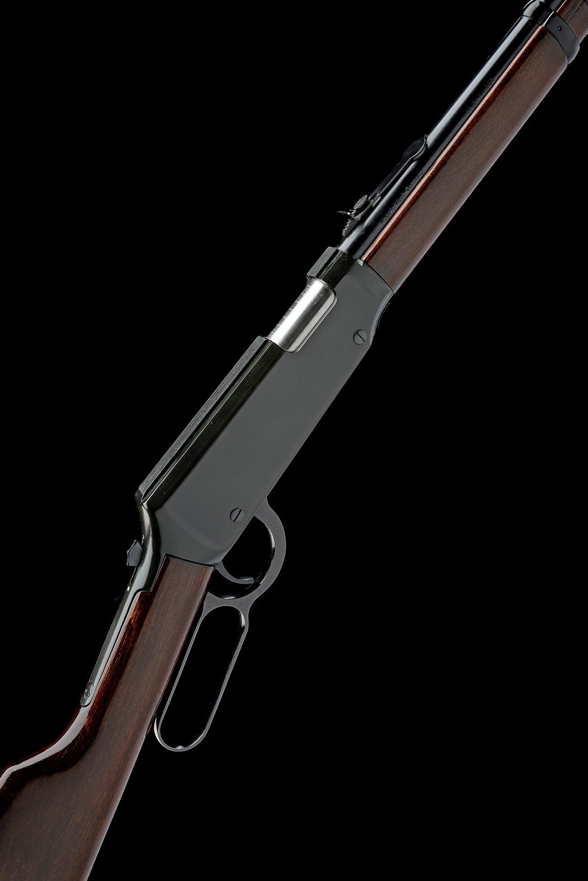 A SCARCE .177 WEBLEY LEVER-ACTION AIR-RIFLE, MODEL 'RANGER', serial no. 000673, one of a small