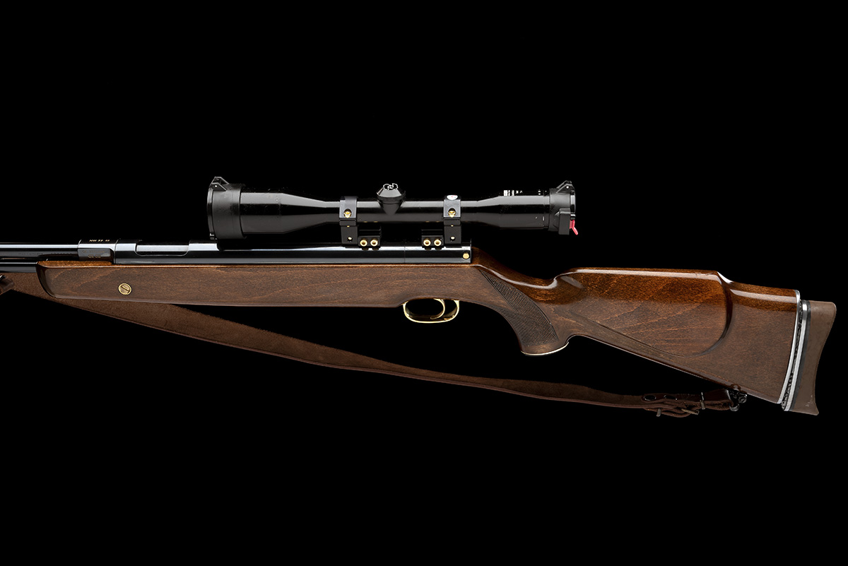 A .22 CUSTOM WEIHRAUCH HW77 MKI UNDER-LEVER AIR-RIFLE, POSSIBLY BY VENOM, serial number 1011684, - Image 2 of 9