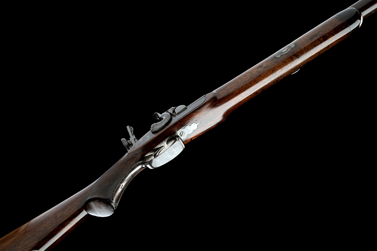 A .457 PERCUSSION METFORD-RIFLED MATCH RIFLE BY GEORGE GIBBS, BRISTOL, serial no. 1185, circa - Image 3 of 9