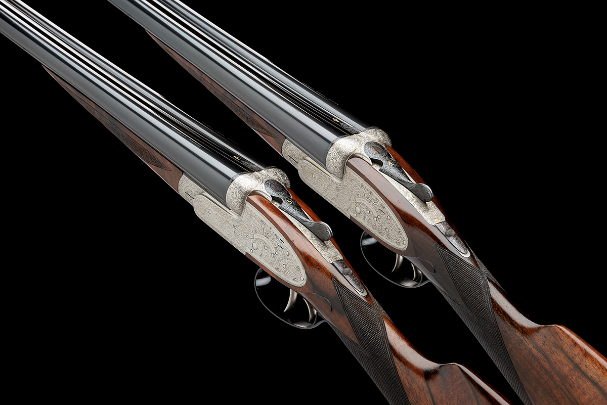 ARMAS GARBI A PAIR OF 12-BORE 'MODEL 103B' SELF-OPENING SIDELOCK EJECTORS, serial no. 15074 / 5, for - Image 5 of 10