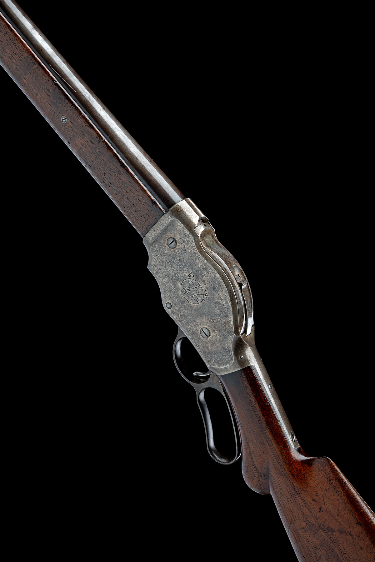 A GOOD 10-BORE MODEL 1887 LEVER-ACTION REPEATING SHOTGUN BY WINCHESTER REPEATING ARMS, serial no.