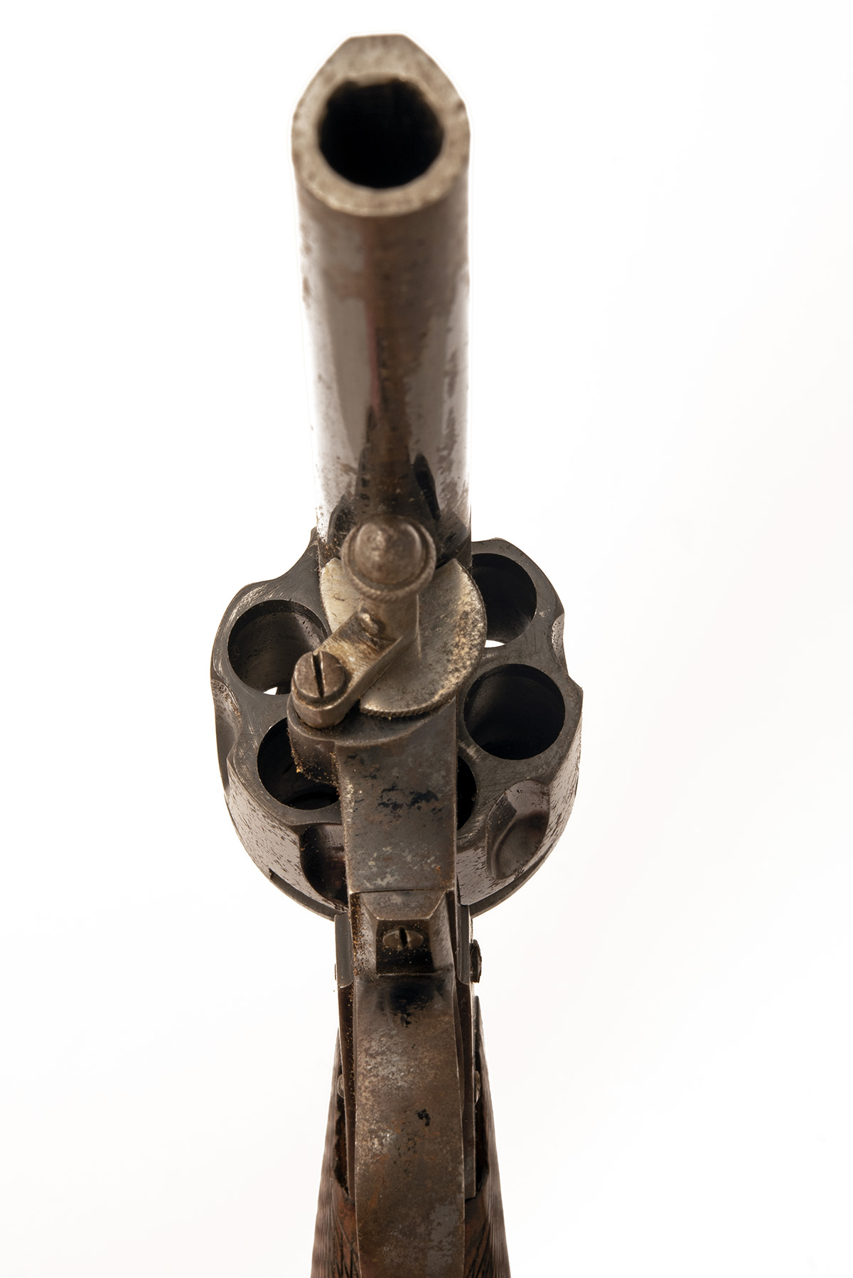 A .450 WEBLEY SIX-SHOT DOUBLE ACTION REVOLVER, MODEL 'R.I.C. No.1 NEW MODEL', RETAILED BY W.W. - Image 5 of 6