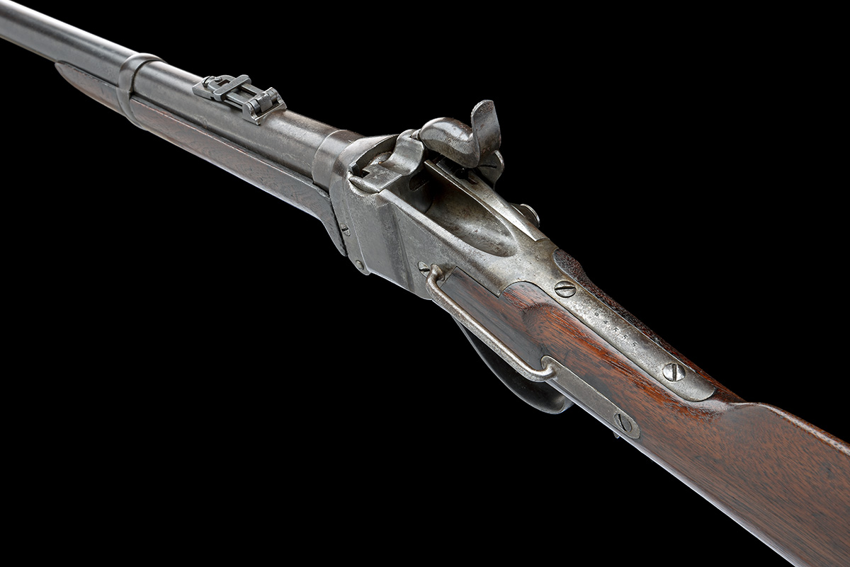 A .52-70 SHARPS NEW MODEL 1863 / 1867 METALLIC CARTRIDGE CONVERSION CARBINE OF THE INDIAN WARS, - Image 6 of 9