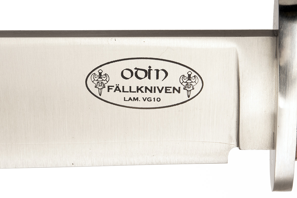 A BOXED FALLKNIVEN NL2 'ODIN' SHEATH-KNIFE, recent, with clip-point 8in. blade, false edged for - Image 3 of 4