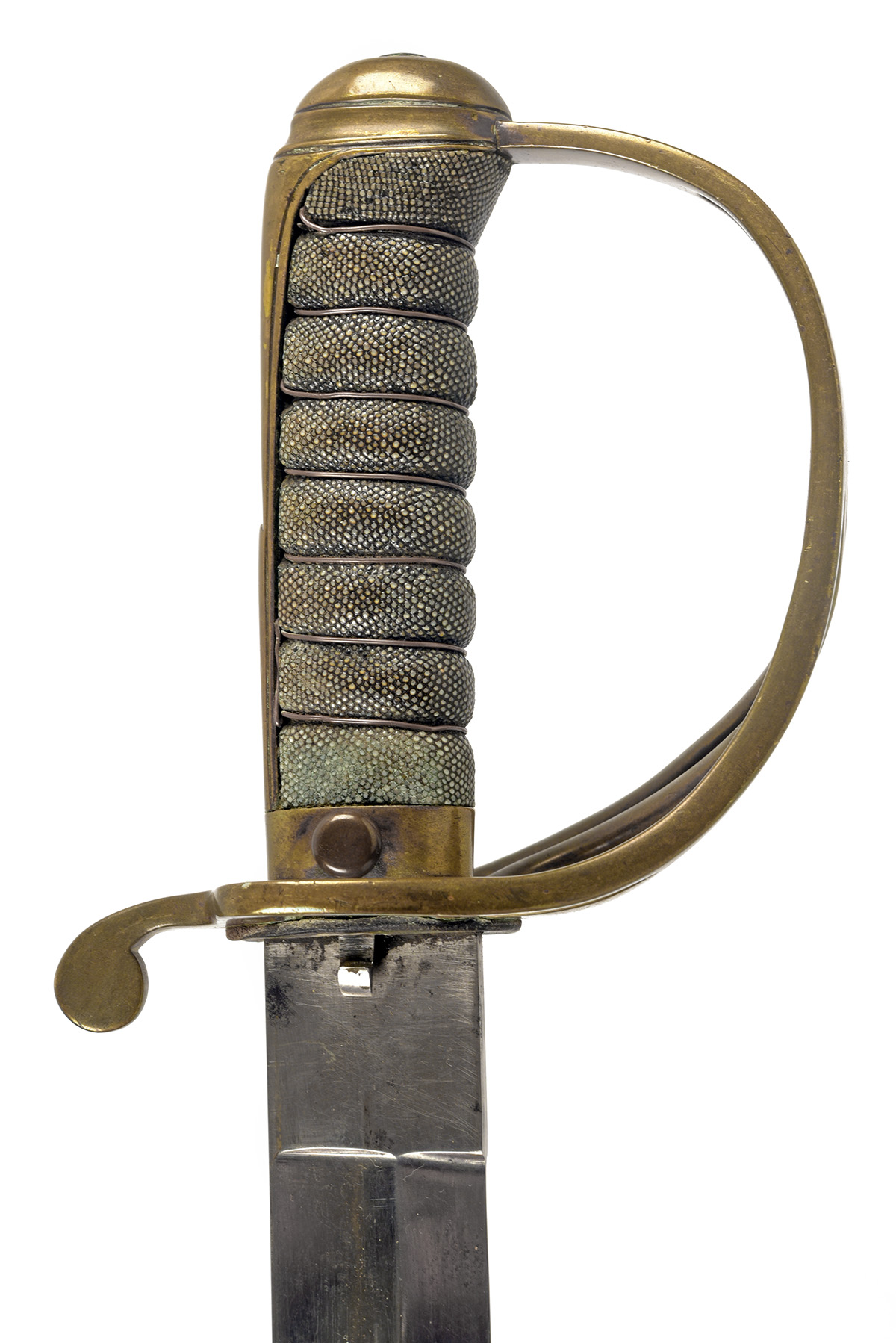 A RARE ENGLISH 'THAMES RIVER POLICE SWORD' or 'HANGER', manufactured between 1798 and 1840, with - Image 3 of 4