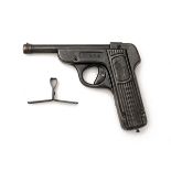 A SCARCE .177 DIANA MODEL '1' TINPLATE AIR-PISTOL, no visible serial number, circa 1930, with tip-