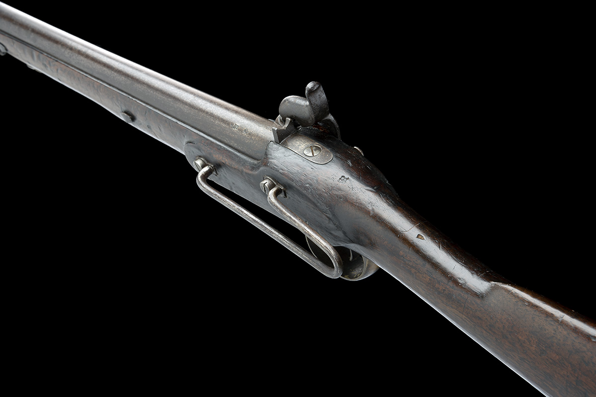 A .66 PATTERN 1847 PERCUSSION PAGET CAVALRY CARBINE MARKED 'R.C.H. 380', CIRCA 1848, with 16in. - Image 9 of 11