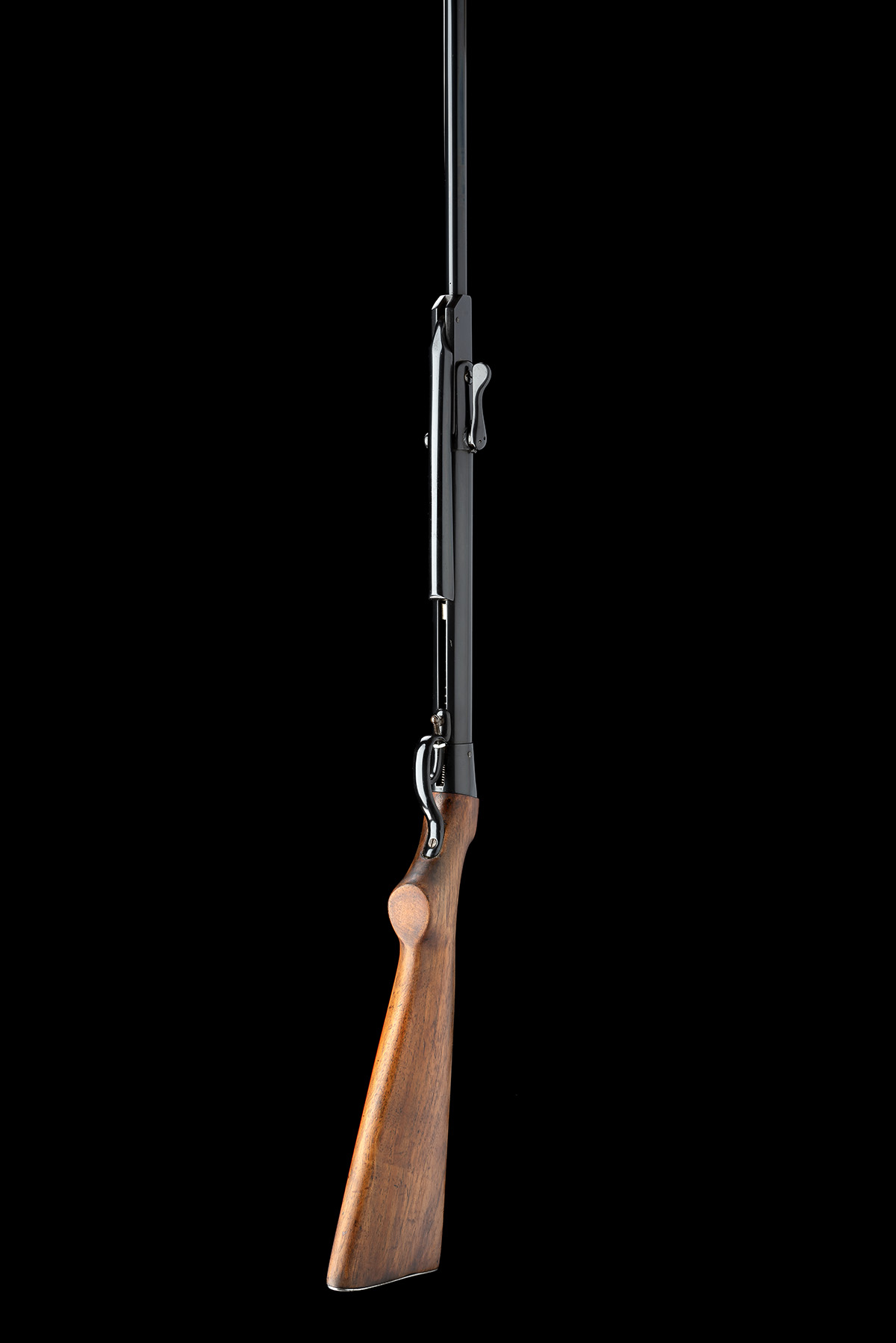 AN UNUSUAL .177 CAM-ACTION BREAK-BARREL GREENER VARIANT AIR-RIFLE, UNSIGNED, no visible serial - Image 8 of 9