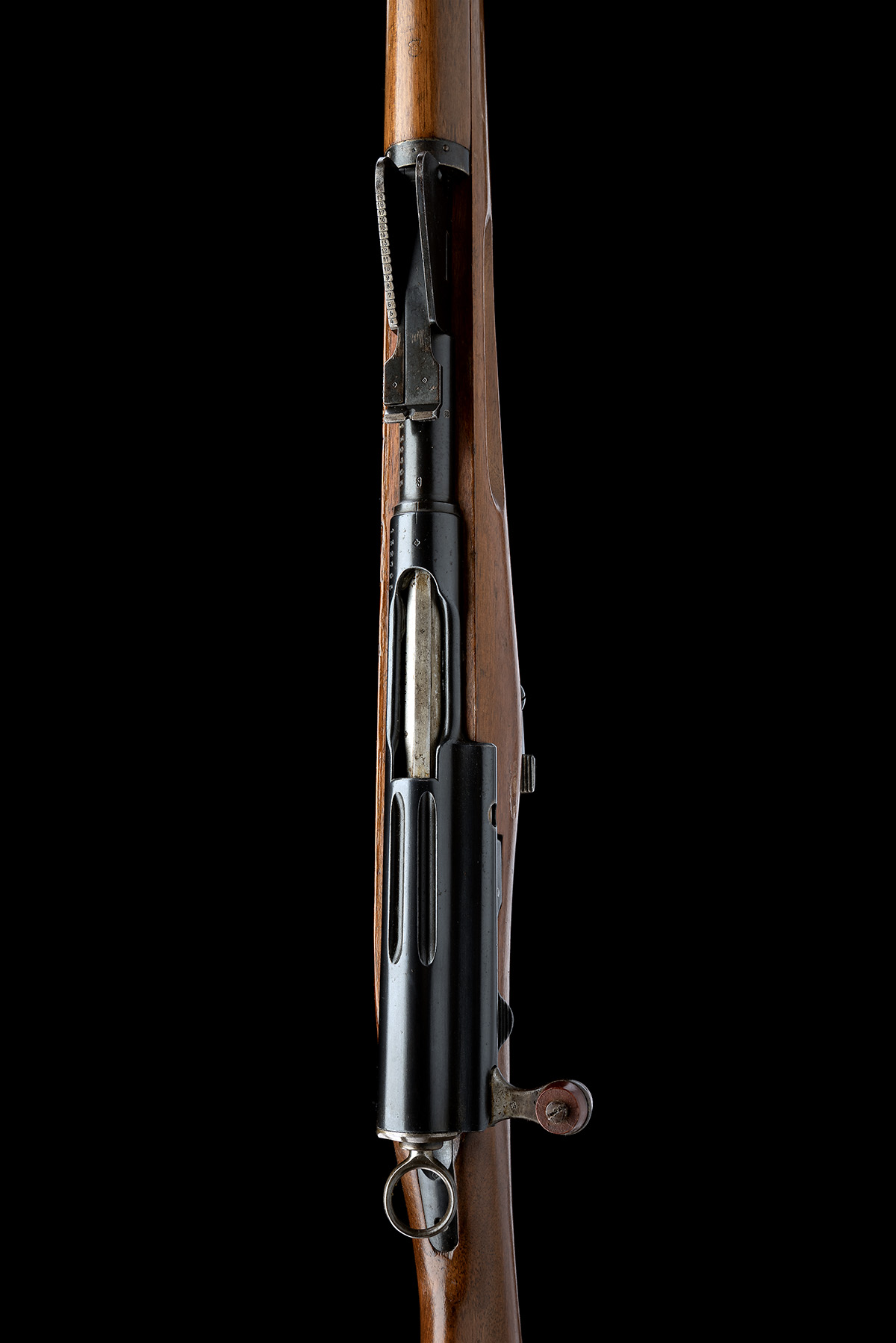 A GOOD 7.5X53.5mm SWISS SCHMIDT-RUBIN STRAIGHT PULL MODEL M1889 SERVICE RIFLE, serial no. 132795, - Image 6 of 8