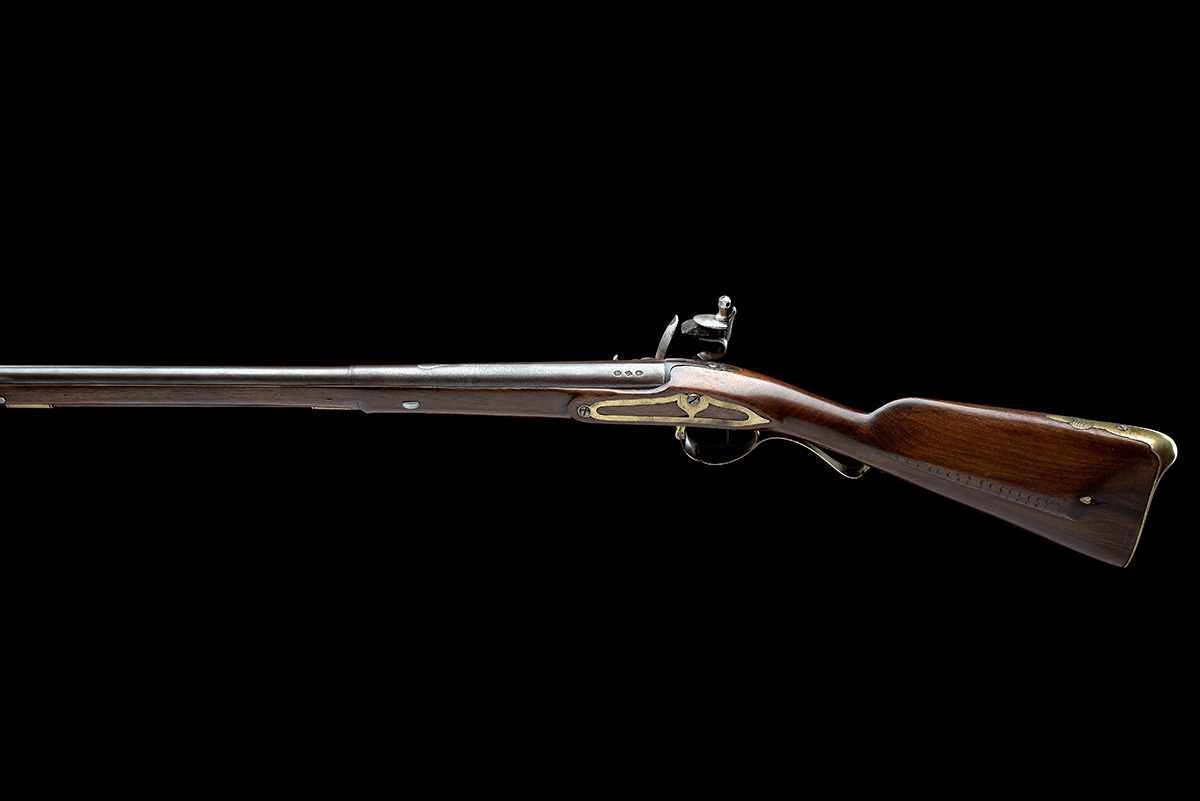 A 14-BORE FULL-STOCKED FLINTLOCK SPORTING GUN, SIGNATURE ERASED, CIRCA 1760, no visible serial - Image 2 of 9