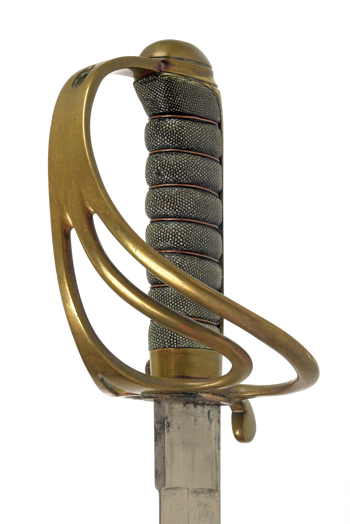 A RARE ENGLISH 'THAMES RIVER POLICE SWORD' or 'HANGER', manufactured between 1798 and 1840, with - Image 2 of 4