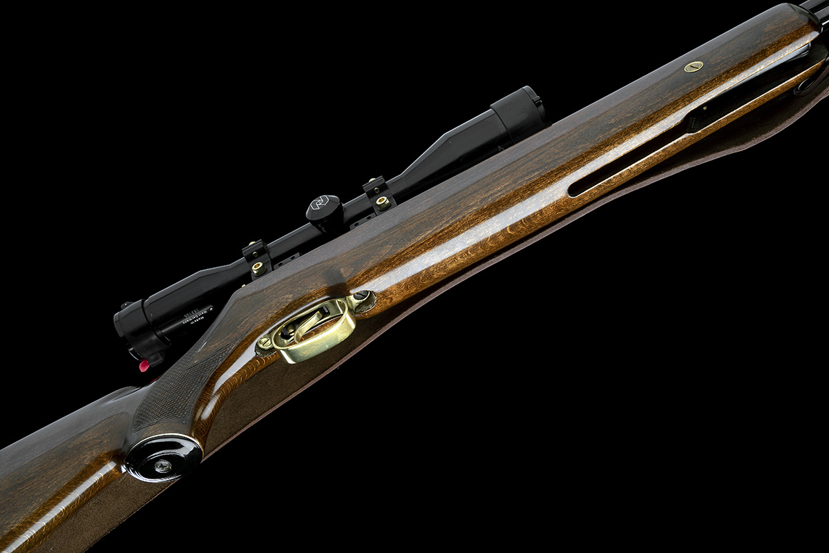 A .22 CUSTOM WEIHRAUCH HW77 MKI UNDER-LEVER AIR-RIFLE, POSSIBLY BY VENOM, serial number 1011684, - Image 3 of 9