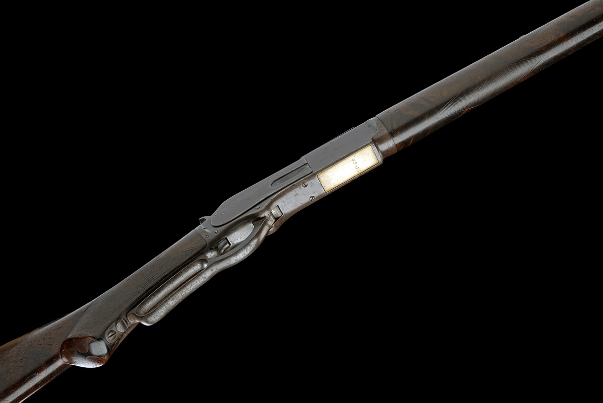 A SCARCE .45-75 (WIN) WINCHESTER MODEL 1876 SPECIAL ORDER RIFLE, serial no. 47361, for 1884, with - Image 3 of 8