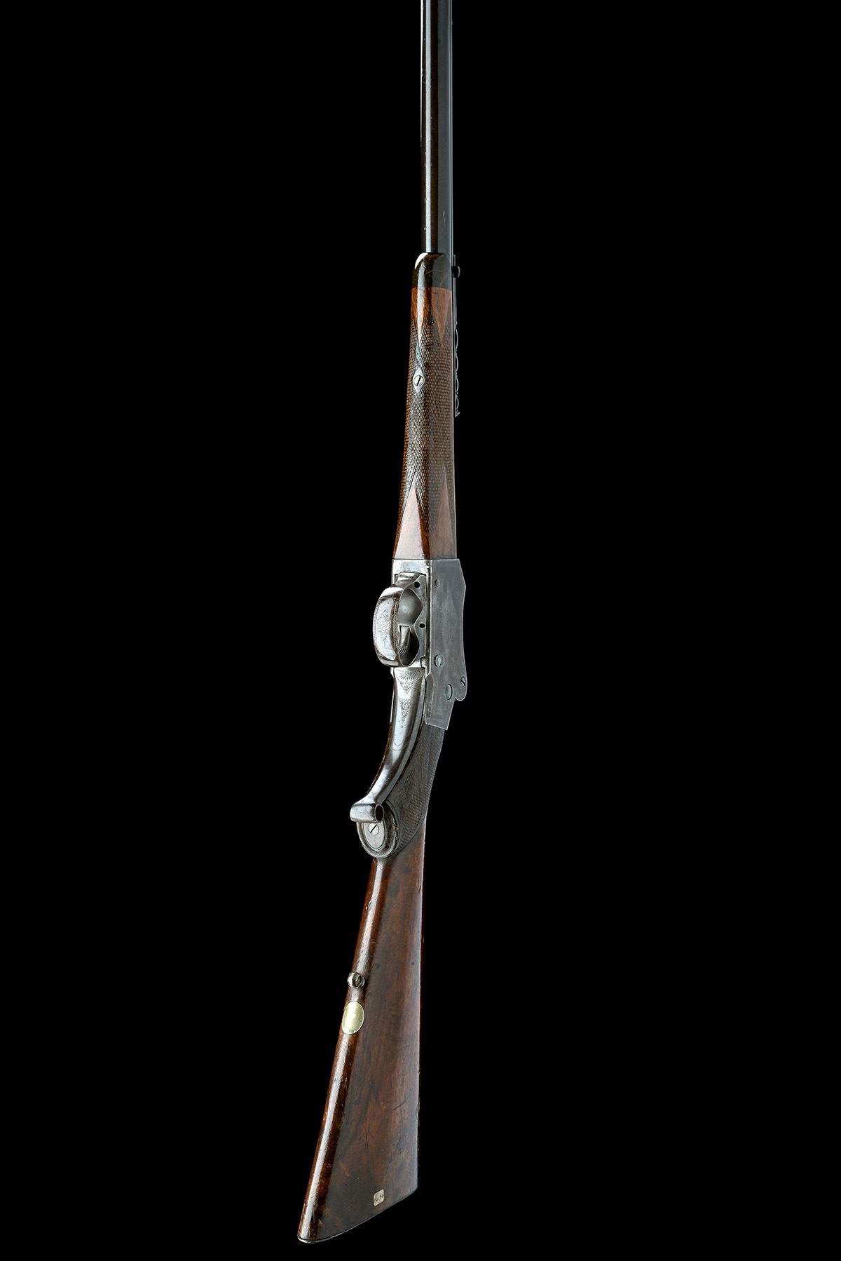 A .577/450 MARTINI HENRY SPORTING RIFLE SIGNED I. HOLLIS & SONS, CIRCA 1880, serial no. WR93817, - Image 6 of 8