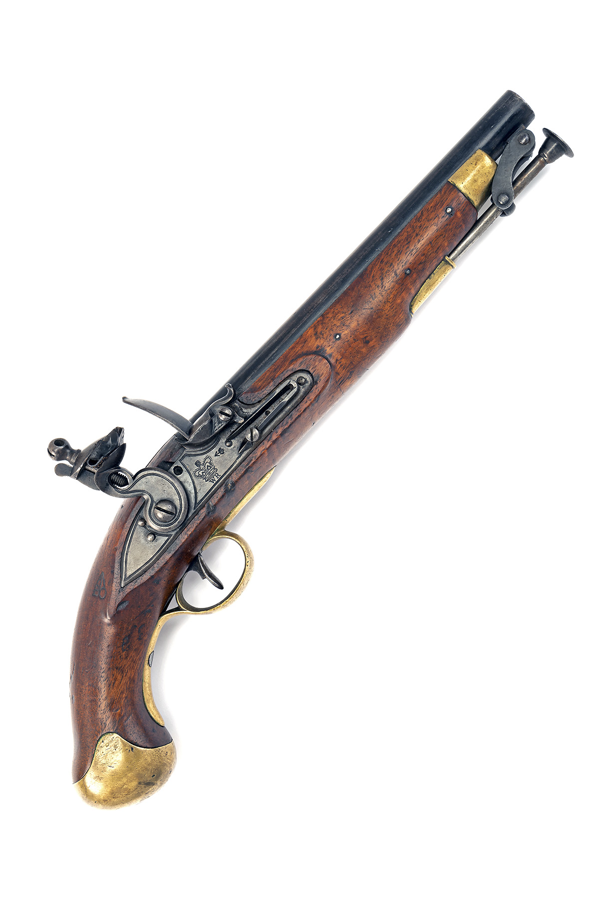 A RARE AND GOOD .56 FLINTLOCK WILLIAM IV PATTERN 1824/32 SEA SERVICE PISTOL, CIRCA 1830, no