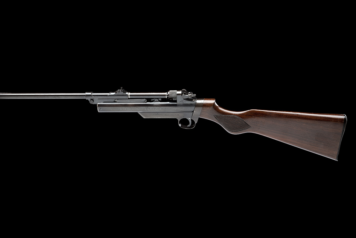 A GOOD .177 WEBLEY & SCOTT MKII SERVICE AIR-RIFLE, SECOND SERIES, serial no. S1172, circa 1933, with - Image 2 of 9