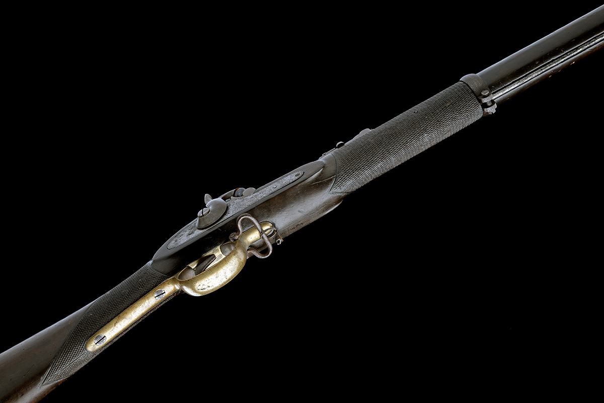 A .577 PATTERN 1853 THREE BAND PERCUSSION VOLUNTEER RIFLE BY A. HENRY, CIRCA 1860, no visible serial - Image 3 of 8