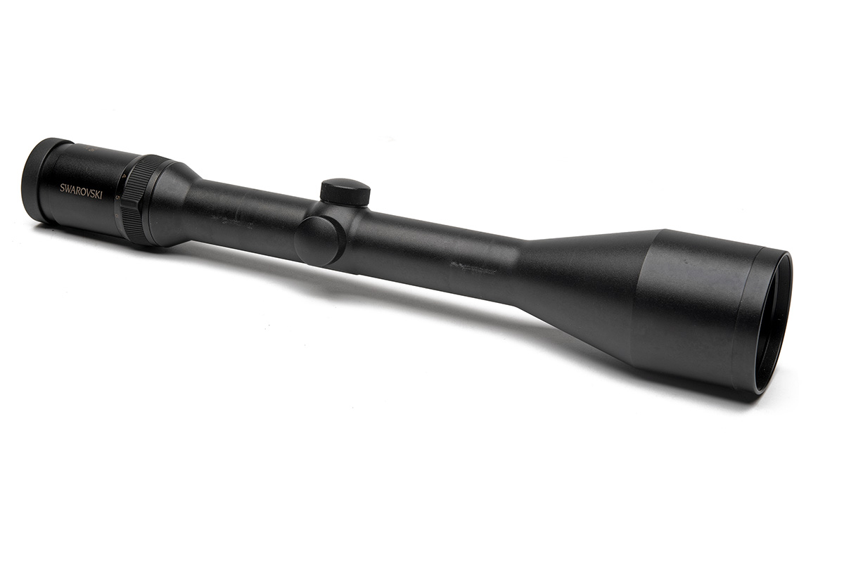 SWAROVSKI A 2,5-10X56 'HABICHT' TELESCOPIC SIGHT, serial no. P651418583, 30mm tube, with lens